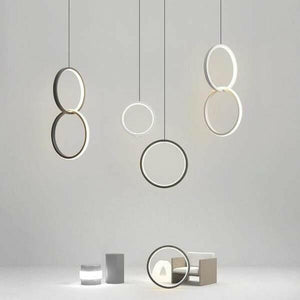 Kavita - Circular LED Hanging Light | Bright & Plus.