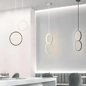 Kavita - Circular LED Hanging Light | Bright & Plus.