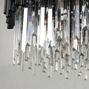 Keerstin - Black Modern Chandelier Lighting For Living Room