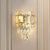 Kerstin - Modern Amber/Smoky Glass Wall Lamp