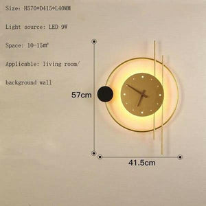 Kofi - Wall Lamp Clock | Bright & Plus.