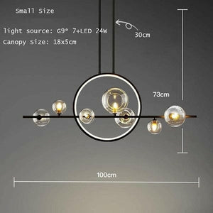 Kosmos - Modern LED Crystal Bubble Chandelier