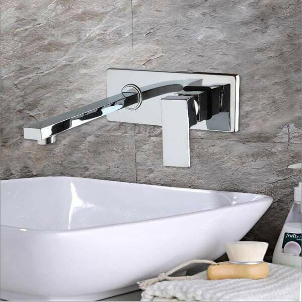 Laney - Wall Mounted Brass Nozzle Bathroom Faucet | Bright & Plus.