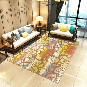 Large Modern Abstract Rug | Bright & Plus.