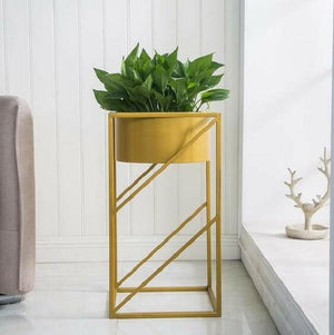 Lev - Angular Modern Indoor Planter | Bright & Plus.