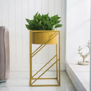 Lev - Angular Modern Indoor Planter | Bright & Plus.