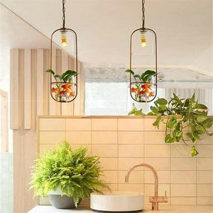 Lileas - Modern Hanging Planter Lamp | Bright & Plus.