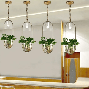 Lileas - Modern Hanging Planter Lamp | Bright & Plus.