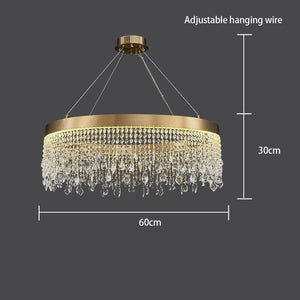 Liv - Nordic Chandelier Circle LED Gold