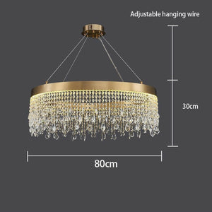 Liv - Nordic Chandelier Circle LED Gold