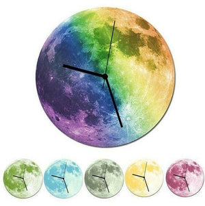 Lua - 3D Glow-In-The-Dark Moon Walk Clock | Bright & Plus.