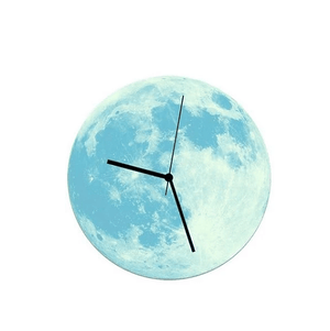 Lua - 3D Glow-In-The-Dark Moon Walk Clock | Bright & Plus.