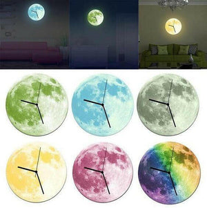 Lua - 3D Glow-In-The-Dark Moon Walk Clock | Bright & Plus.