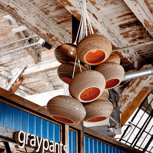 Luminaria Corrugated Board Pendant Light | Bright & Plus.