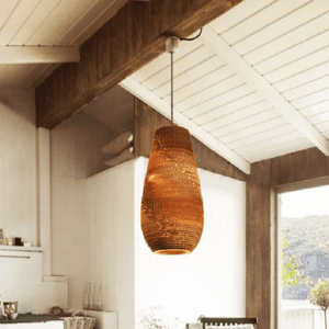 Luminaria Corrugated Board Pendant Light | Bright & Plus.