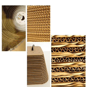 Luminaria Corrugated Board Pendant Light | Bright & Plus.