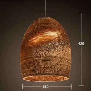 Luminaria Corrugated Board Pendant Light | Bright & Plus.