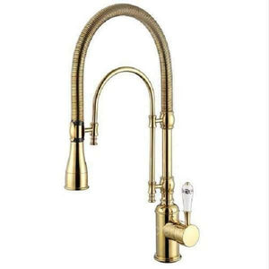 Luxury 3 Type Rose Gold Kitchen Faucet Single Handle | Bright & Plus.