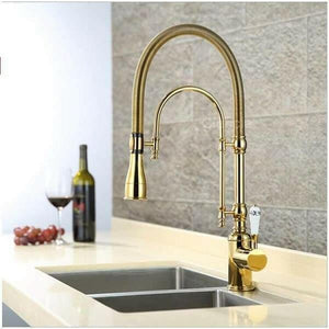 Luxury 3 Type Rose Gold Kitchen Faucet Single Handle | Bright & Plus.