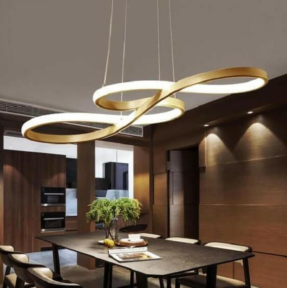 Maeve - LED Infinity Chandelier | Bright & Plus.