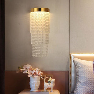 Marco - Gold Crystal Wall Lamp