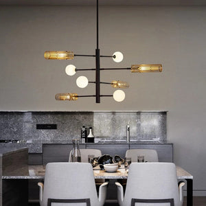 Mason - Industrial Wrought Iron Chandelier