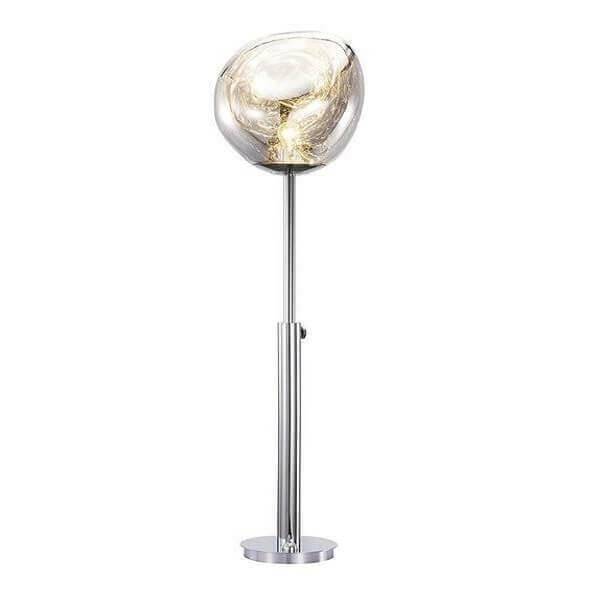 Matilda - Chrome Lava Floor Lamp | Bright & Plus.