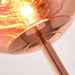 Matilda - Copper Lava Floor Lamp | Bright & Plus.