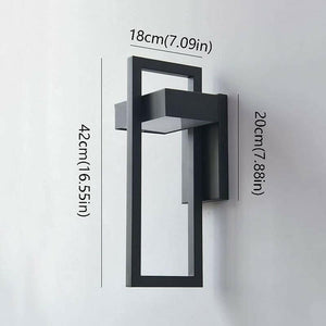 Mcphil - Black Stainless Steel Outdoor Wall Light