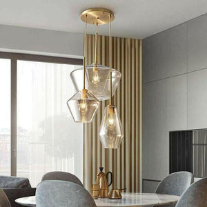 Meriall - Hanging Glass Pendant Lamp