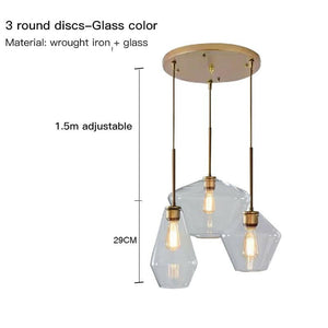 Meriall - Hanging Glass Pendant Lamp