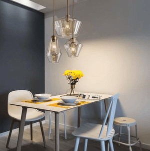 Meriall - Hanging Glass Pendant Lamp | Bright & Plus.