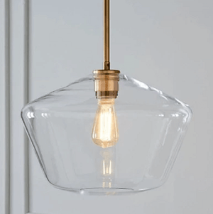 Meriall - Hanging Glass Pendant Lamp | Bright & Plus.