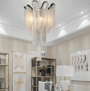 Moda Luxury Chain Chandelier | Bright & Plus.