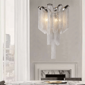 Moda Luxury Chain Chandelier | Bright & Plus.