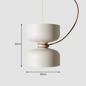 Modern Danish Designer Nordic Pendant Lamp with Wrought Iron Shade