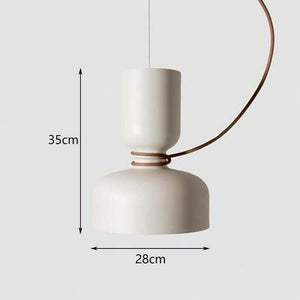 Modern Danish Designer Nordic Pendant Lamp with Wrought Iron Shade