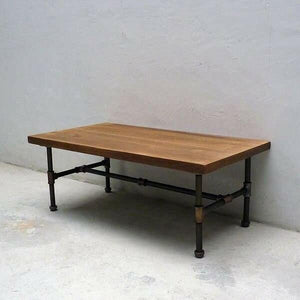 Modern Industrial Rectangular Coffee Table | Bright & Plus.