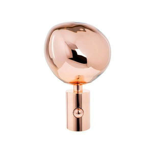 Modern Melt Led Table Lamp Replica Tom Dixon Gold/Chrome | Bright & Plus.