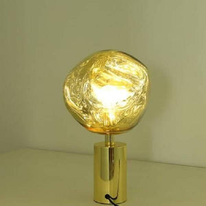 Modern Melt Led Table Lamp Replica Tom Dixon Gold/Chrome | Bright & Plus.