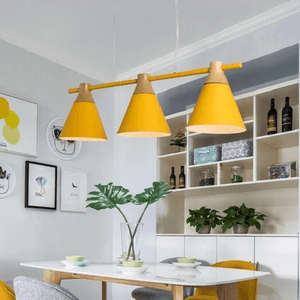 Modern Nordic Linear Hanging Lamps | Bright & Plus.