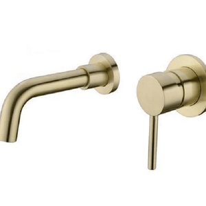 Modern Brass Wall Mounted Faucet | Bright & Plus.