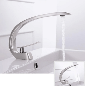 Modern Crane Design Single Handle Basin Faucet | Bright & Plus.