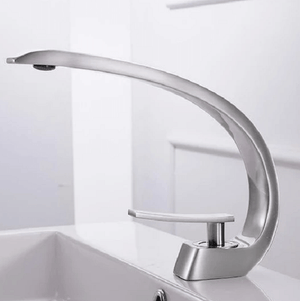 Modern Crane Design Single Handle Basin Faucet | Bright & Plus.