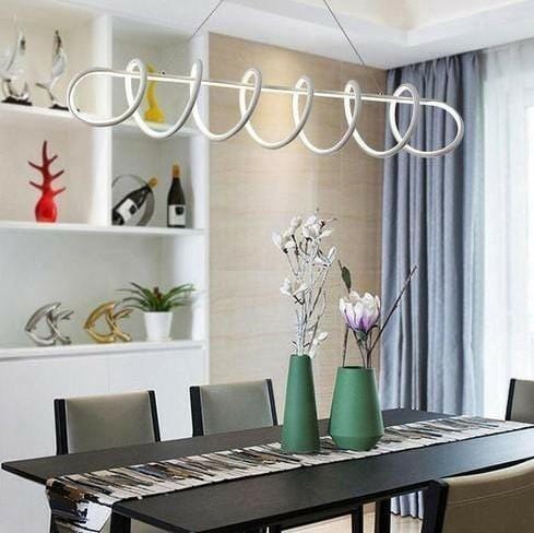 Modern LED Curly Light Fixture | Bright & Plus.