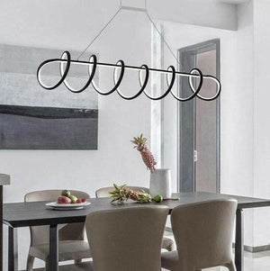 Modern LED Curly Light Fixture | Bright & Plus.