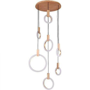 Modern LED Halo Hanging Lights | Bright & Plus.