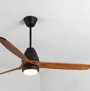 Modern Nordic Ceiling Fan with LED Light | Bright & Plus.