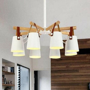 Modern Nordic Drop Down Pendant Chandelier | Bright & Plus.