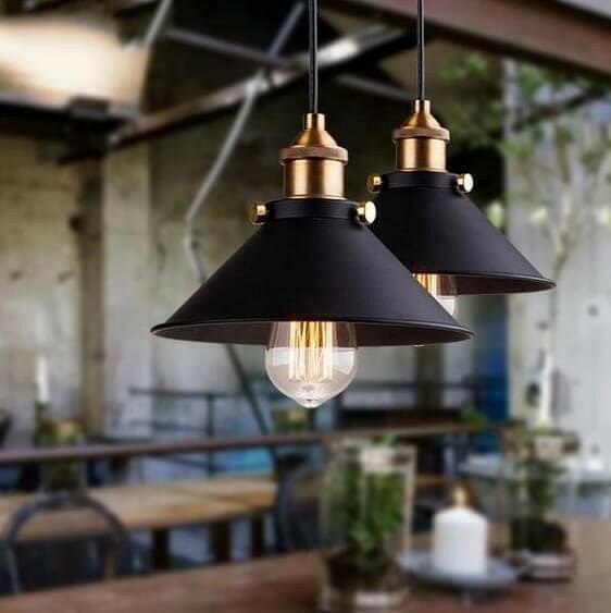 Modern Nordic Industrial Hanging Lamp | Bright & Plus.